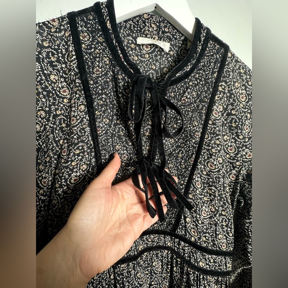 Doen Elix Black Prairie Paisley Dress in Small - Picture 13 of 16